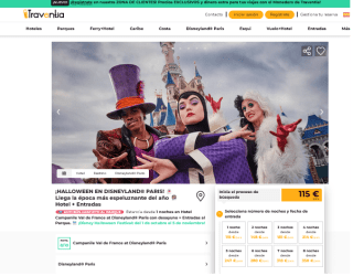 Halloween DISNEYLAND PARIS Hotel + Entradas desde 115€