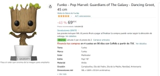 3x Funko Pop! Marvel: Guardianes de la Galaxia - Dancing Groot por 138€