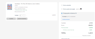 Aquabeads Mini Pack 200 Abalorios por 1,43€