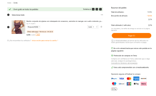 Conjunto de pijama Mujer por solo 3,57€