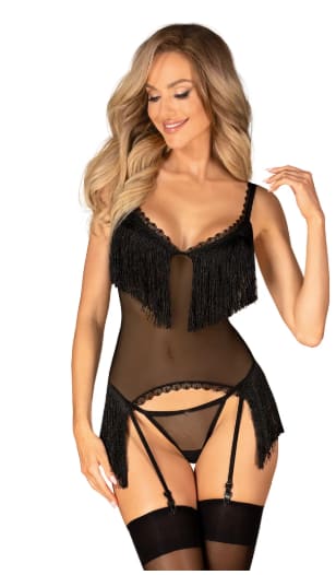 Obsessive - Sherila Corset met string voor €15,99 bij Easytoys