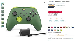 Control Inalámbrico Xbox Remix por $1,390 en Amazon