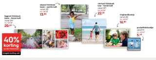 40% korting op alle fotoboeken bij de Hema