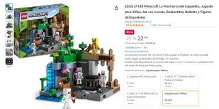 LEGO Minecraft La Mazmorra del Esqueleto por 22,49€