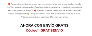 Calendarios de adviento personalizados con envío gratis desde Cewe