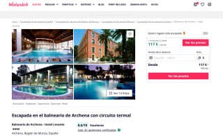 Balneario de Archena con circuito termal Noche Hotel Levante Archena para 2 desde 117€ con Weekendesk