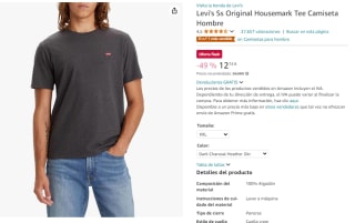Camiseta Levi's Ss Original Housemark Tee por 12,74€