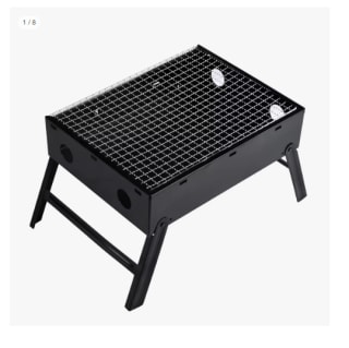 Barbacoa de Carbón, Plegable, de Sobre Mesa, Portátil por 11.03€ (Cuenta Nueva 6.62€)