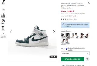 25% Extra descuento en zapatillas en ASOS