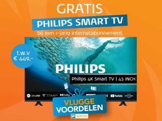 Philips 43PUS7009 - 43 inch - 2024 bij Solcon bij een 1-jarig internetabonnement