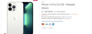 iPhone 13 Pro 512 GB - Plateado