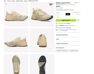 Zapatillas Reebok Lavante Trail 2 Trail Hombre por solo 39,99€