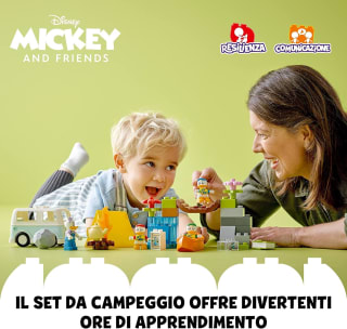LEGO DUPLO Disney Mickey and Friends Kampeeravontuur voor €26,50 bij Amazon