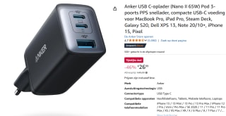 Anker 735 Usb C Oplader (Nano Ii 65W) voor €26,99 bij Amazon
