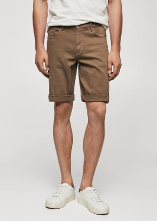Bermudas vaqueras slim fit en varios colores por 4,99€