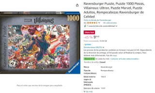 Puzzle 1000 Piezas, marca Ravensburger Villainous: Ultron, Puzzle Marvel por 9€