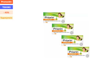 Priorin anticaída y salud capilar con biotina 4x60 cápsulas por 52,46€
