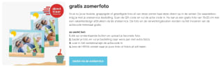 Gratis zomerfoto van 15x20 cm bij HEMA
