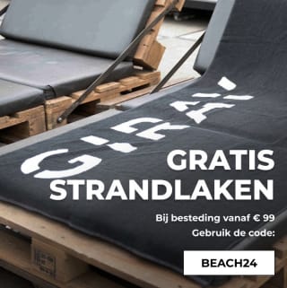 10% korting op alle 6-packs + gratis XXL strandlaken bij Girav