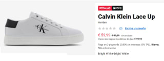 Zapatillas Casual para Hombre Calvin Klein Lace Up por 47.99€