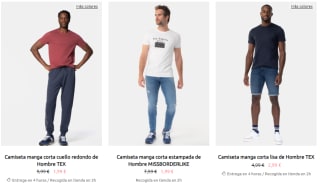 Camisetas y polos desde solo 1,99€ en Carrefour