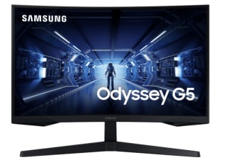 Monitor gaming - Samsung Odyssey LC32G55TQWRXEN, 32" WQHD, Curvo, 1 ms, 144 Hz, FreeSync Premium, HDR10, Negro por 249€