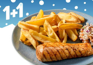 Diverse menu's 1+1 gratis bij de Beren