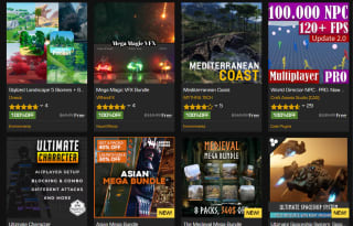 Gratis marketplace assets voor de maand juli 2024 via Unrealengine