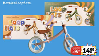 Metalen loopfiets voor €14,99
