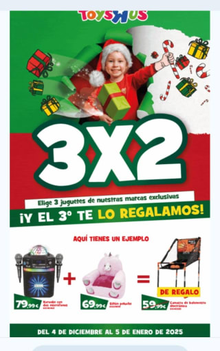 3×2 en Juguetes desde ToysRus.