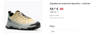 Zapatillas de Trekking para Mujer Merrell Speed Eco por 54.99€