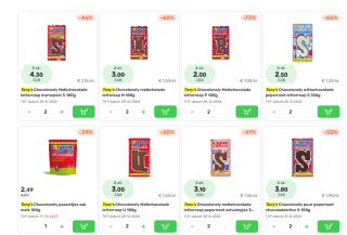 Tony Chocolonely repen/letters vanaf €1 bij Foodello