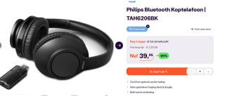 Philips TAH6206 - Draadloze Koptelefoon - Zwart voor €39,95 bij iBOOD