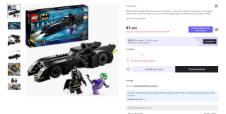 Set de lego Batmobile Persecución de Batman por 29,26