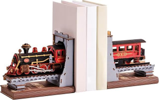 Puzzle 3D Madera DIY Sujeta Libros Tren del Siglo por 14,85€
