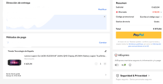 Lenovo Legion Go 16GB+512GB 8.8″ 144Hz Por 561,82€ envío desde España