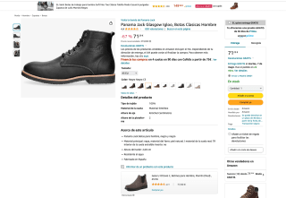 Botas Panama Jack Glasgow Igloo a tan solo 71,29€