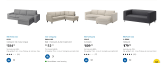 10% IKEA Family korting op banken en slaapbanken