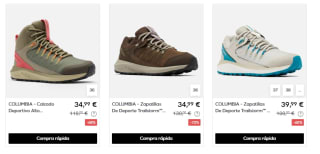 Columbia anorak y zapatillas desde solo 24,99€ ofertazas