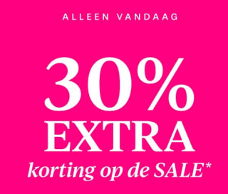 30% extra korting op de sale bij Vila