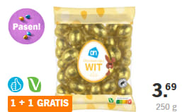 1+1 gratis op AH paaseitjes