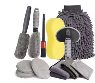 Kit limpieza coche 12 piezas por solo 15,32€