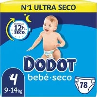 Chollazo Pañales Dodot Bebé Seco Pañales Bebé, Talla 3,4,5,6 por solo 12,17€