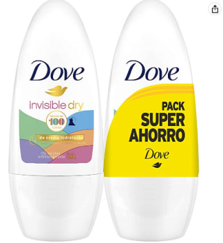 Pack de 2 desodorante Dove Roll On 48h a 2,38€
