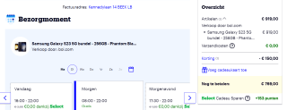Samsung Galaxy S23 5G bundel - 256GB - Phantom Black met Orginele Screenprotector voor €769 dmv code bij Bol.com
