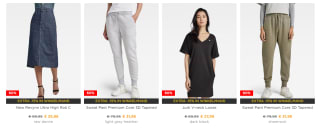 G-star outlet met 15% extra korting op lente deals tot 70%