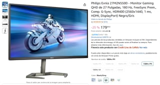 Monitor Philips 27M2N5500/00 27" LED IPS QHD 180Hz por 179,99€