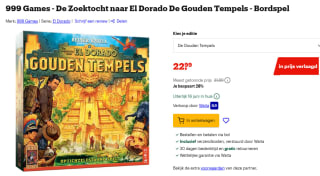 De Zoektocht naar El Dorado - De Gouden Tempels voor €22,99 bij Bol