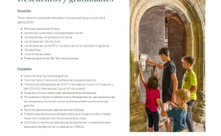Recopilación de entradas museos y actividades gratis