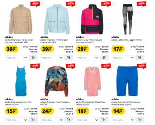 Oferta hasta 75% descuento Adidas nueva colección